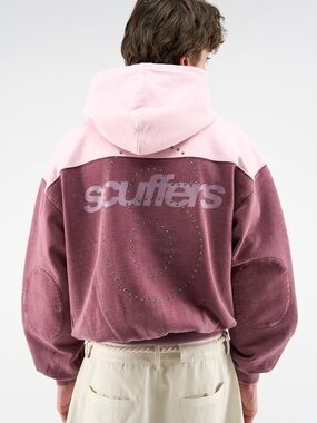 Scuffers Lizzie Burgundy Hoodie Size Small